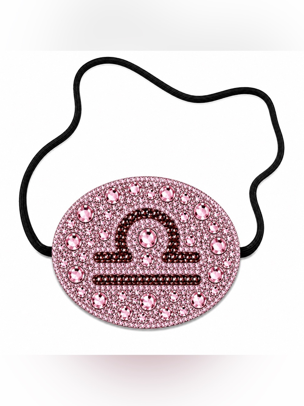 Rose Gold Crystal & Light Rose Libra ♎️ Fancy Custom Eye Patch Left Or Right